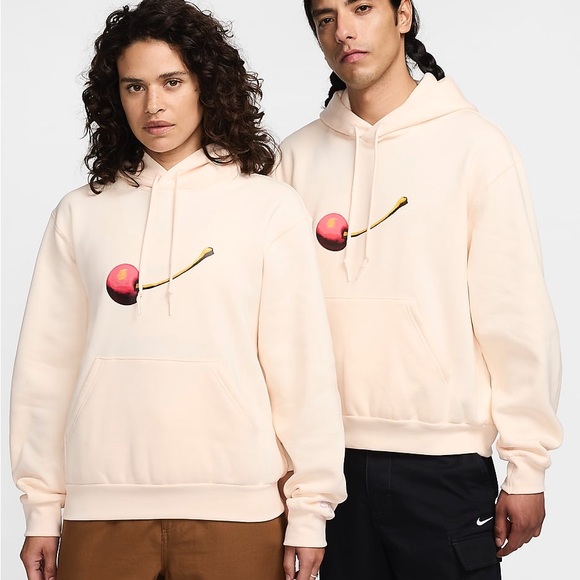 Nike Fleece Cherry Hoodie - Picture 1 of 4